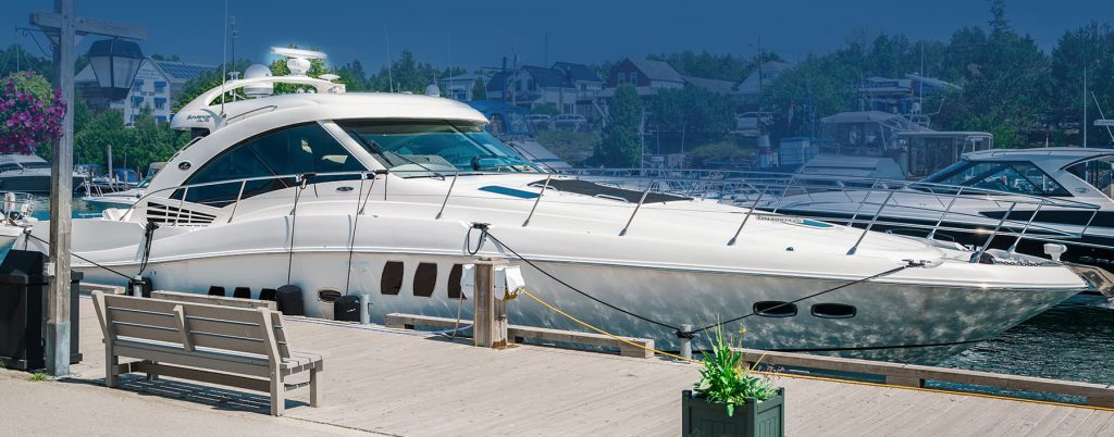 Docked Boat in Cape Coral Florida