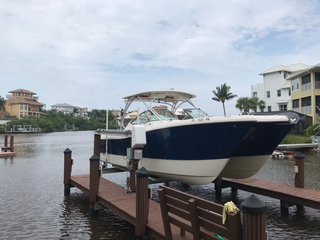 Docked Boat, Cape Coral Florida